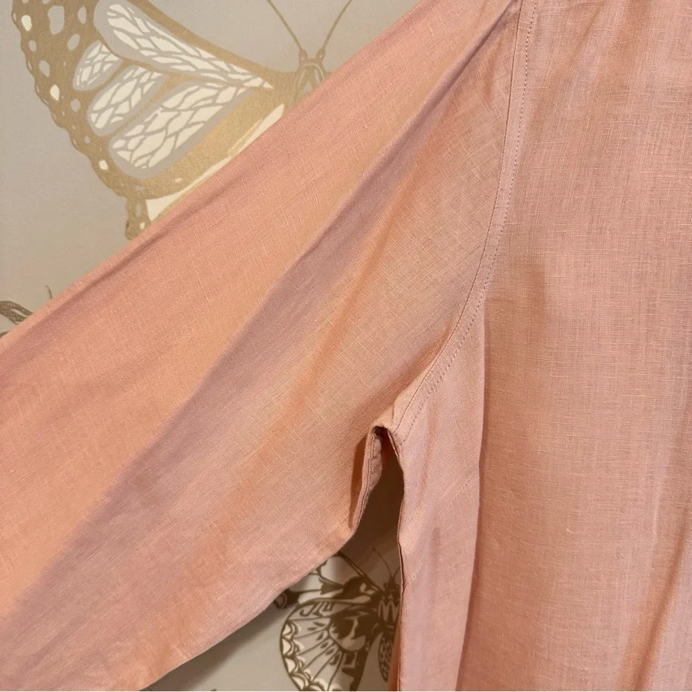 Garnet Hill Linen Shirt - Picture 3 of 5